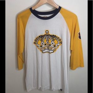 La Kings retro 3/4 sleeve